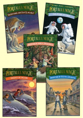 Pachet 5 carti Portalul magic (vol 6-10)