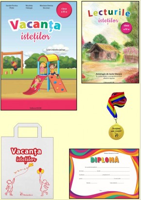 Pachetul istetilor CLASA a III-a + diploma + medalie + punga cadou