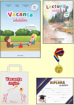 Pachetul istetilor CLASA a IV-a + diploma + medalie + punga premiere