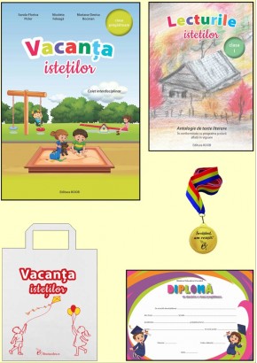 Pachetul istetilor CLASA PREGATITOARE + diploma + medalie + punga premiere