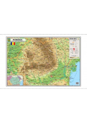 Harta Romania Format 120 x160 cm