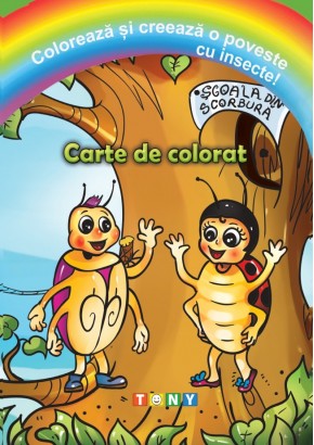 Coloreaza si creeaza o poveste cu insecte!