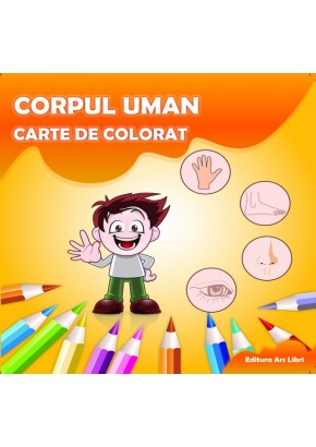 Carte de colorat - Corpul uman