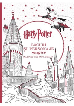 Harry Potter Carte de colorat - Locuri si personaje magice