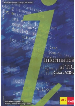 Informatica si TIC manual pentru clasa clasa a VIII-a, autor Mihaela Giurgiulescu