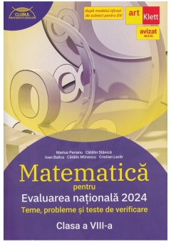 Evaluarea nationala 2024 matematica clasa a VIII-a