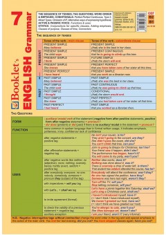 Pliant Booklet’s English Grammar 7