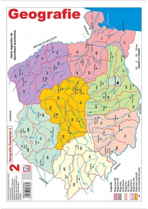 Harta Geografia Romaniei 2