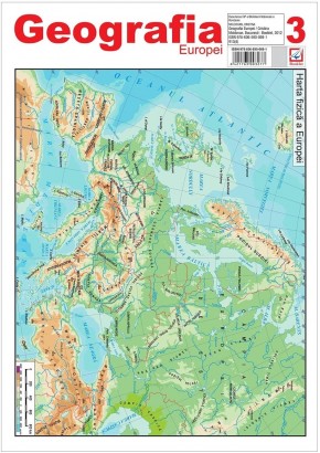 Harta Geografia Europei 3