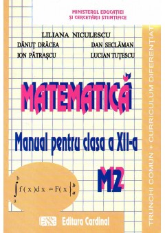 Matematica M2 3 ore manual pentru clasa a XII-a