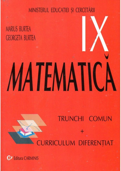 Matematica TC Manual pentru clasa IX-a
