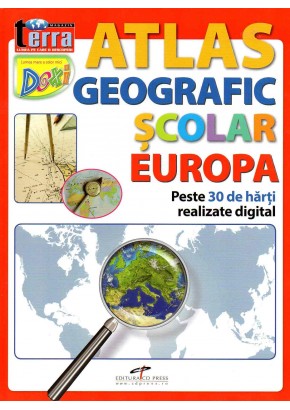 Atlas geografic scolar. Europa.