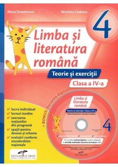 Limba romana caietul elevului clasa a IV-a (contine CD )