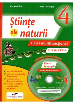 Stiinte ale naturii caietul elevului clasa a IV-a ( contine CD )