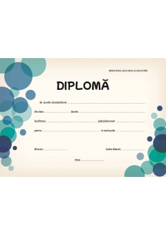 Diploma buline albastre