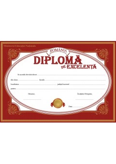 Diploma de Excelenta..