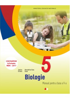 Biologie manual pentru clasa a V-a, autor Jeanina Cirstoiu
