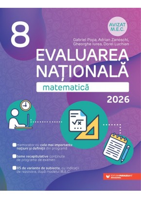 Matematica Evaluare Nationala 2026 Clasa a VIII-a