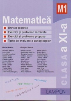 Matematica M1, Clasa a XI-a. Culegere de exercitii si probleme