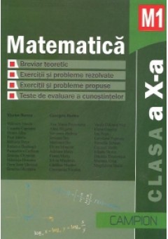 Matematica M1, Clasa a X-a. Culegere de exercitii si probleme