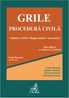 Grile Procedura Civila Admitere INM  Magistratura  Avocatura