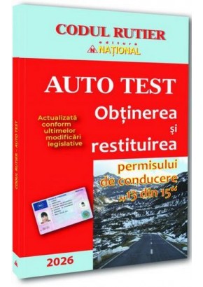 Auto test Obtinerea si restituirea permisului de conducere 13 din 15 2026