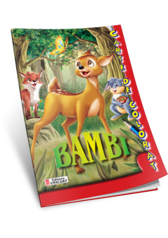 Bambi - carte de colorat A5