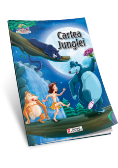Cartea junglei - carte de colorat A5