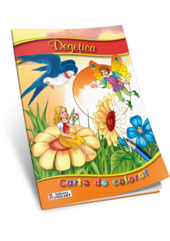 Degetica - carte de colorat A5