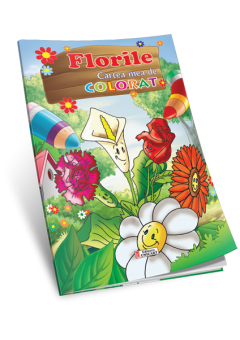Carte de colorat - Florile