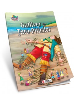 Gulliver in Tara Piticilor - carte de colorat A5